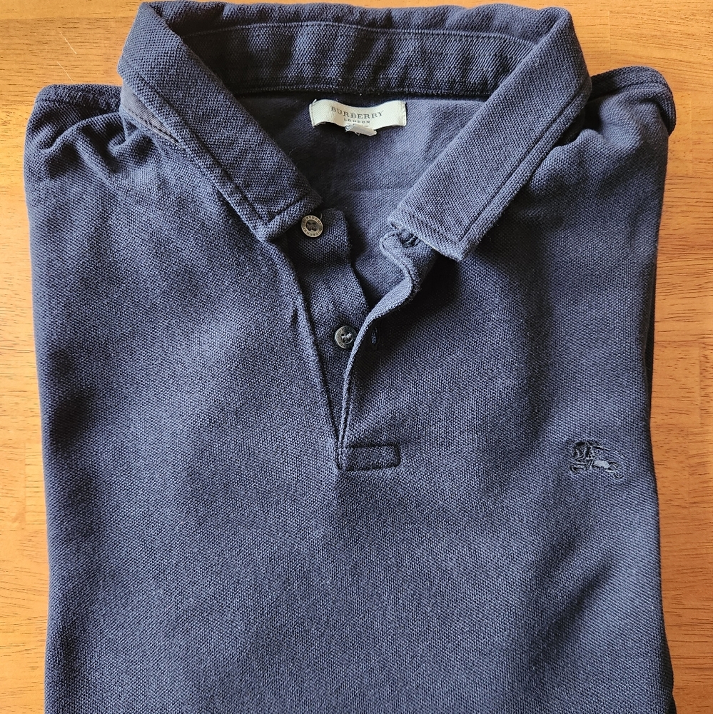 Burberry London Men's Polo Shirt Large